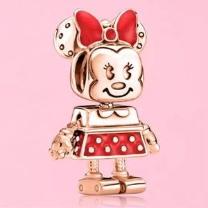 NEW•Rosegold Robot Minnie DIY charm